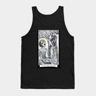 The Five of Stars - The Tarot Restless Tank Top